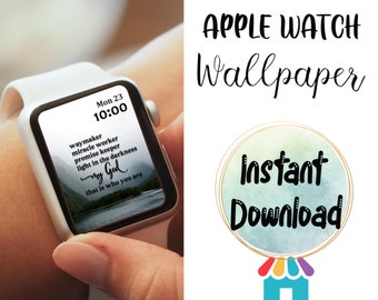 Waymaker Miracle Maker Apple Watch Wallpaper Design Digital Download, Christian Bible Watch Background, Lock Screen Wallpaper