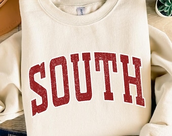 South Shirt,  Trendy South Sweatshirt, Southern Tshirt, Retro Country Hoodie, Unisex South Shirt, South Gift Tee
