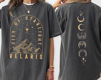 Velaris City Of Starlight Tshirt, The Night Court Sweatshirt, Bookish Gifts, Velaris Acotar Hoodie, Court of Dreams Tee, Book Lovers T-shirt