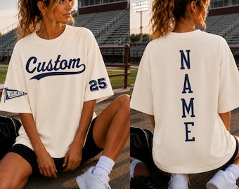 Comfort Colors Custom School Team Shirt, Football Baseball Volleyball Basketball Shirt Sweatshirt and Hoodie