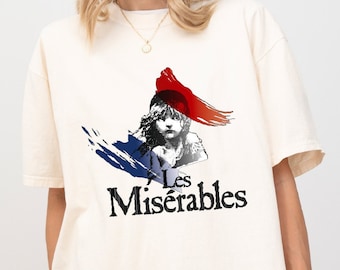 Camiseta de Los Miserables, espectáculo musical de Broadway, camiseta para mujer adulta, camiseta de musical de Broadway, sudadera de musical de teatro
