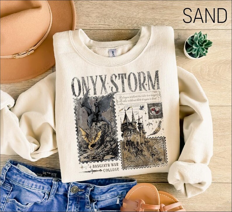 a white shirt with a picture of a dragon on it