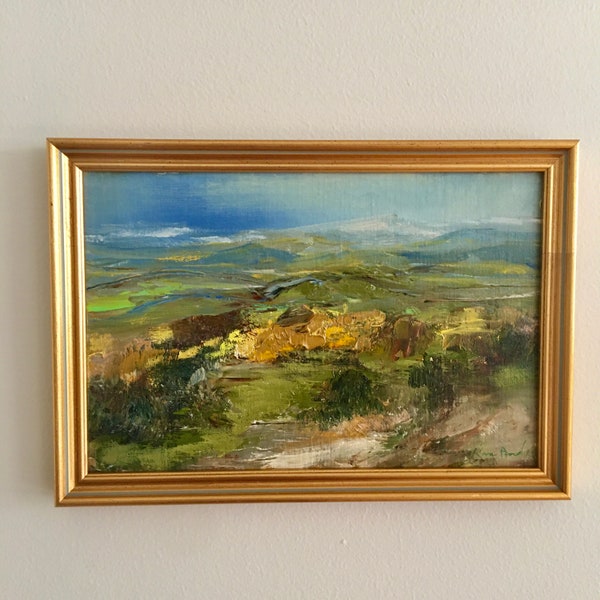 Framed Landscape Painting - Etsy