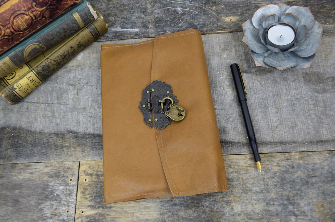 Refillable lock and key journal lock and key diary locking Etsy