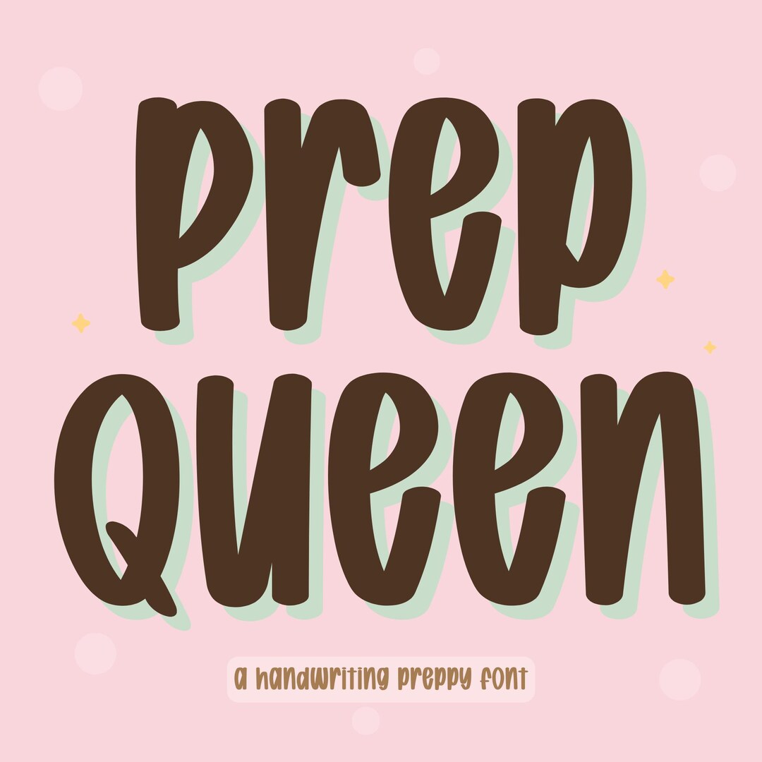 Prep Queen – Preppy Handwriting Font for Digital Planner, Goodnotes ...
