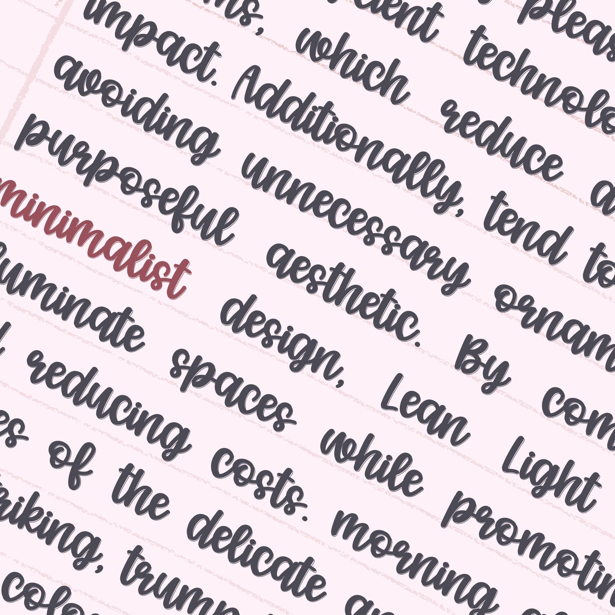 Honey Letter – Handwritten Script Font With Bouncy Cursive Brush Style ...
