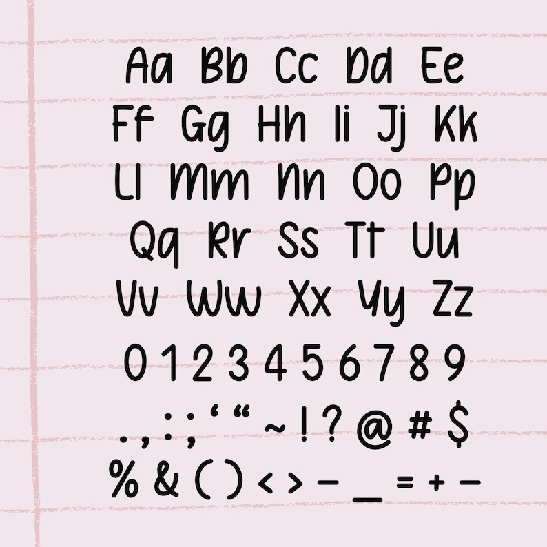 Fun Write – Handwriting Font for Digital Planners, Goodnotes & Cricut ...