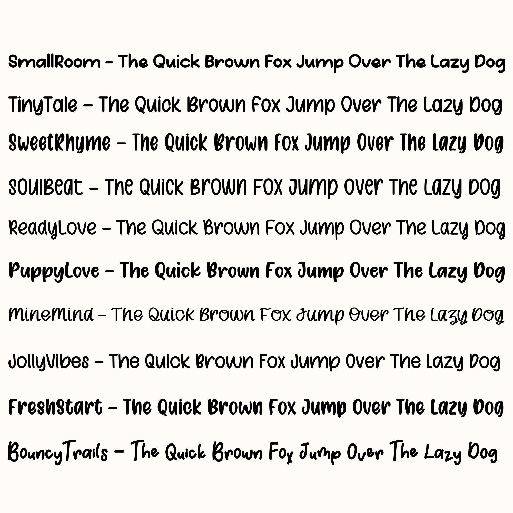 40 Handwritten Font Bundle Vol.4 – Handwriting Fonts for Digital ...