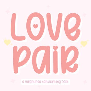 Police de caractère Saint-Valentin, Polices d'écriture manuscrite, Police coeur, Police manuscrite, Police de caractère Love, Police de caractère mignonne, Police de caractère Goodnotes, Police de caractère pour iPad, Police de caractère Procreate, Love Pair