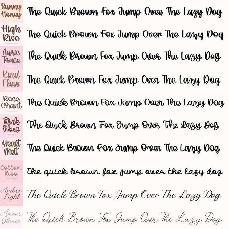 Script Font Bundle, Handwritten Script Font ttf, Hand Lettered Font, Cute Script Font, Modern Script Font, Cursive Script Font, Calligraphy font OTF, Commercial Use Font, Cursive Modern Font, Cursive Cricut Fonts, Cursive Brush Font, Bold Script Font, Bouncy Script Font, Monoline Script Font,