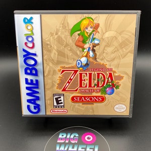 Legend of Zelda: Oracle of Seasons - Custom Game Boy Color / GBC Case - Brand New!