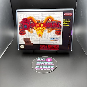 Shadowrun (Super Nintendo) Custom Game Case with Artwork - Brand New!