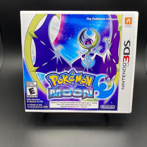 Pokémon Moon Version - Nintendo 3DS Case With Custom Artwork