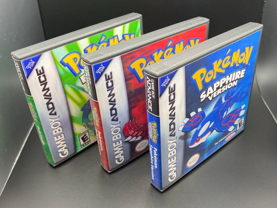 POKEMON SAPHIR AUTHENTIQUE jeu console game boy advance etat excellent mint EUR 329,00 - FR