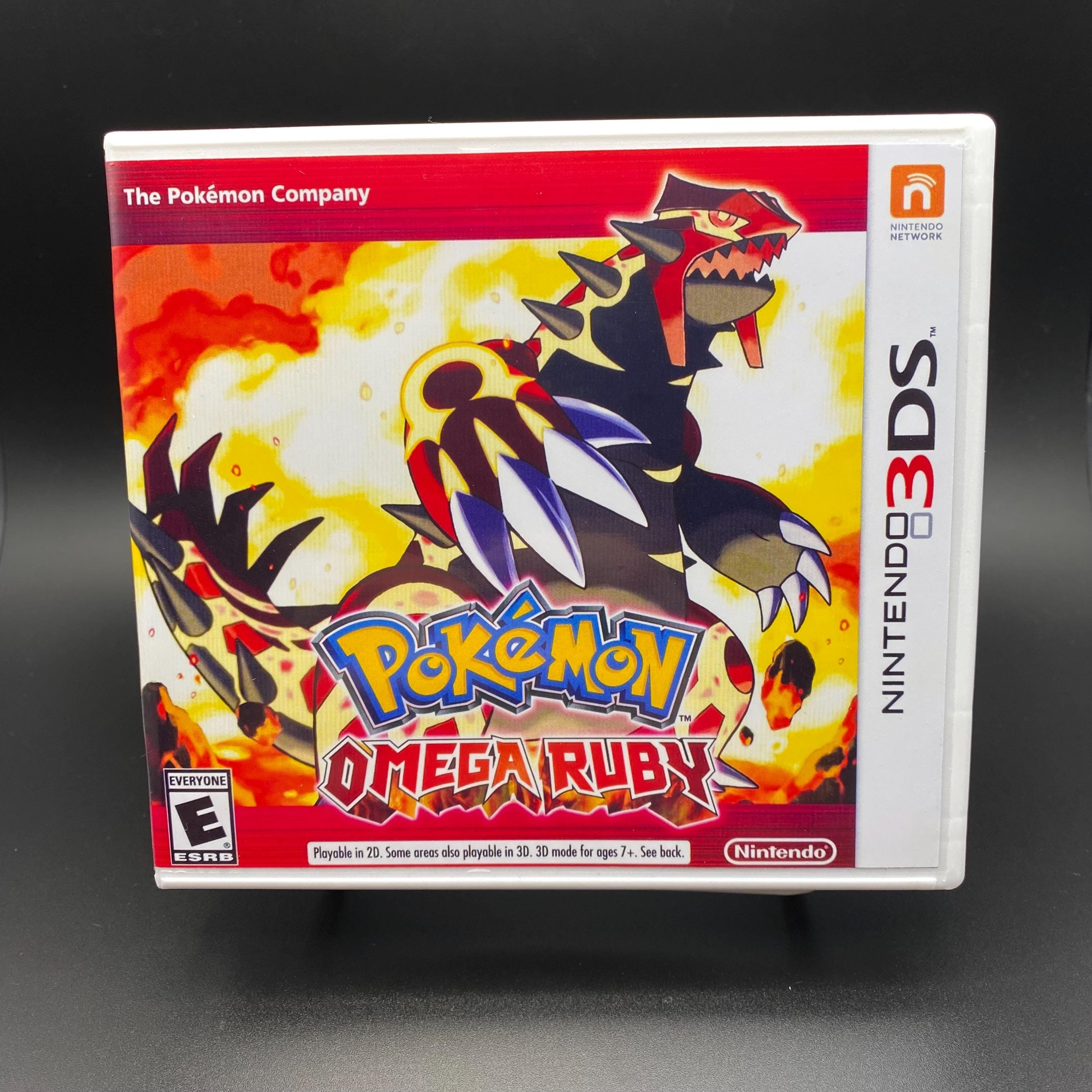 Pokémon Omega Ruby Version - Nintendo 3DS Case With Custom Artwork