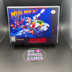 Mega Man X2 (Super Nintendo) Custom Game Case with Artwork - Brand New!