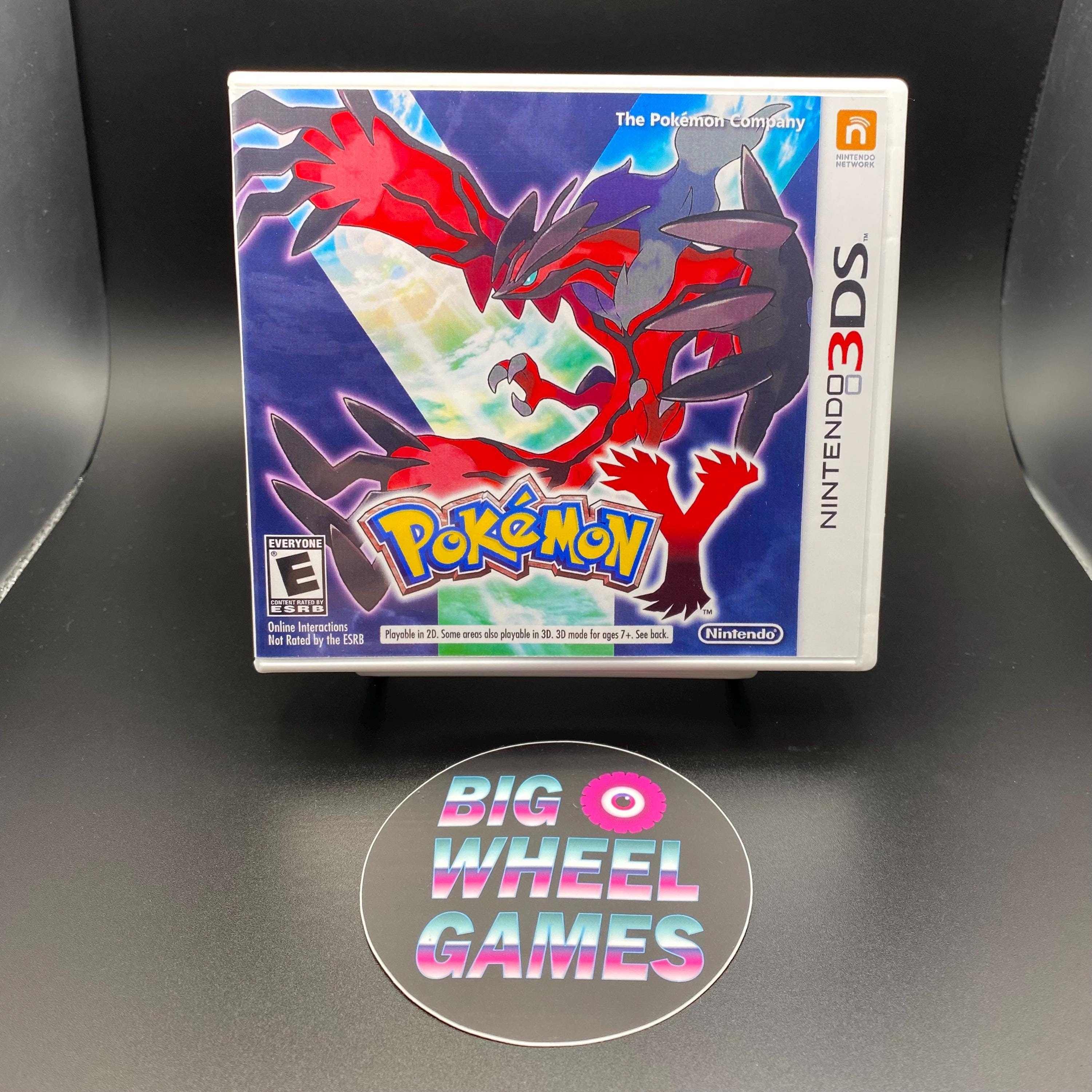 Pokémon Y Version - Nintendo 3DS Case With Custom Artwork - Brand