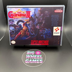 Super Castlevania IV (Super Nintendo) Custom Game Case with Artwork - Brand New!