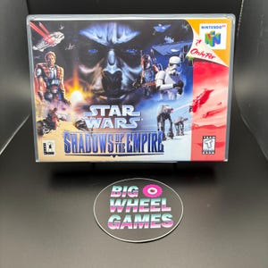 Star Wars: Shadows of the Empire (Nintendo 64) Custom Case and Artwork - Brand New!