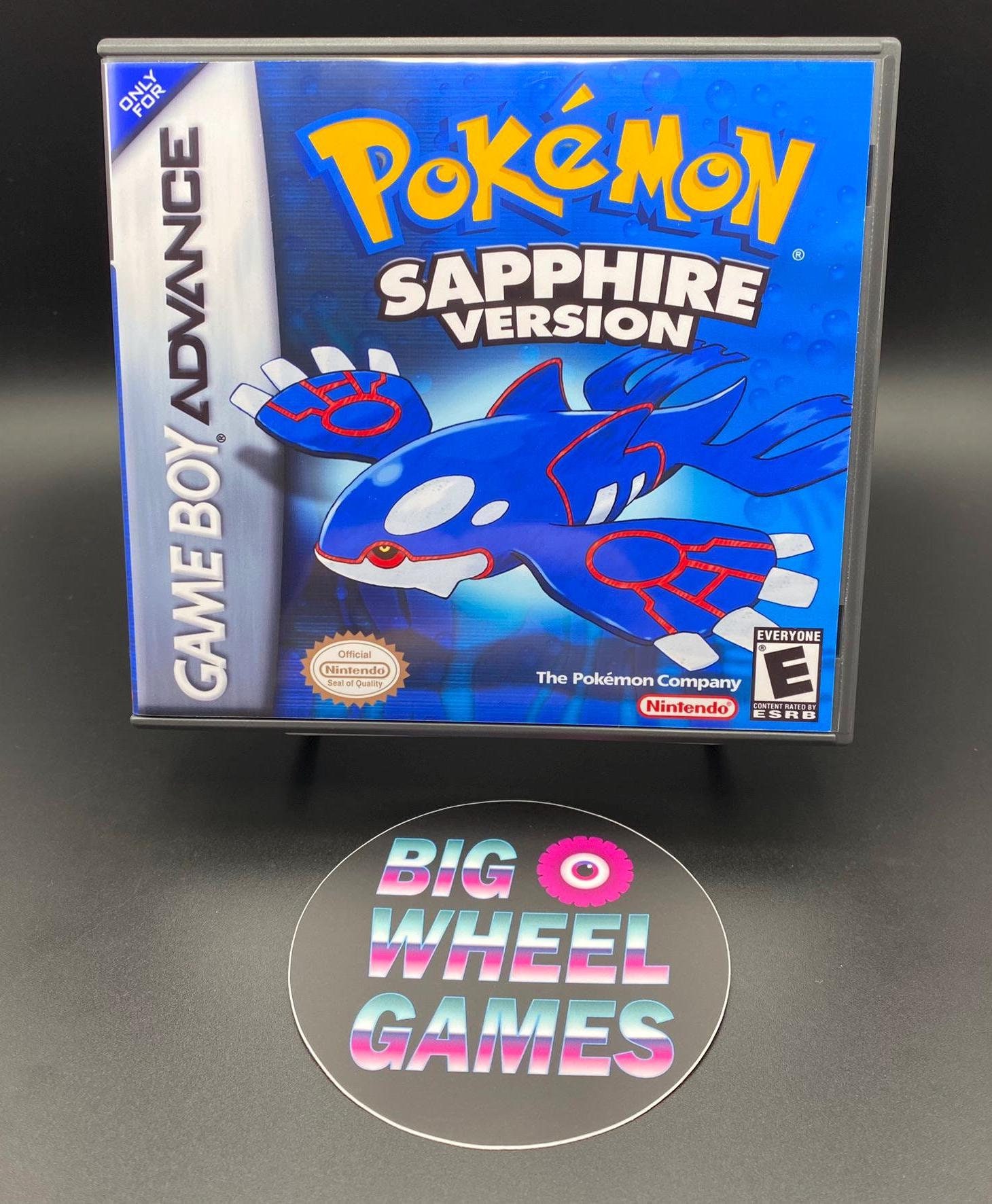 Pokemon Sapphire Version - GBA gameboy advance - Pokémon - Game Case Only
