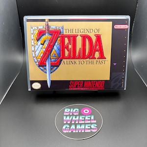 Legend of Zelda: A Link to the Past (Super Nintendo) Custom Game Case with Artwork - Brand New!
