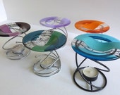 Fused Glass Wax Tart or Oil Warmer Replacement Dish by BPRDesigns