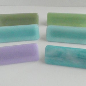 Fused Glass Cabinet or Drawer Pulls - Odds And Ends on Sale by BPRDesigns