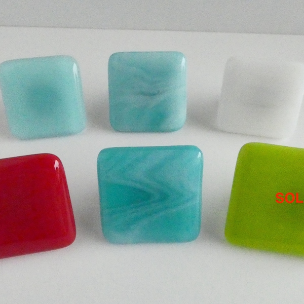 Fused Glass Cabinet Knobs - Odds And Ends on Sale by BPRDesigns