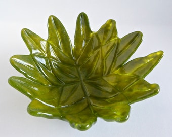 Green Lotus Leaf Bowl by BPRDesigns