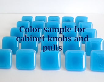 Color sample for Fused Glass Cabinet Door Knobs and Pulls by BPRDesigns