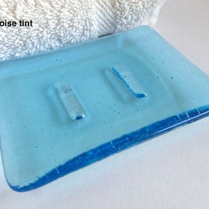 Fused Glass Soap Dish in Transparent Glass by BPRDesigns image 9