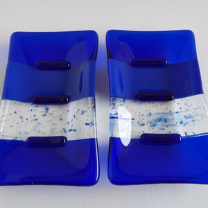 Fused Glass Soap Dish in Cobalt Blue by BPRDesigns image 6