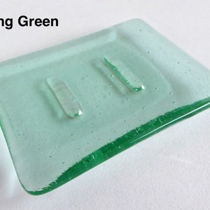 Fused Glass Soap Dish in Transparent Glass by BPRDesigns immagine 6