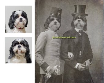 Gift Ideas for, Pet Lovers, Custom Pet Portrait, Memorial Art, Engagement Gift, Newlywed Gift, Newlyweds, Newly Wed, Gag Novelty, Valentines