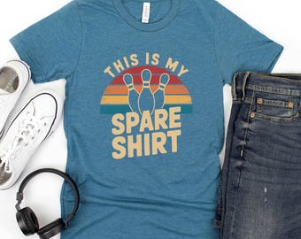 This Is My Spare Shirt Bowling T-Shirt, Funny Bowler Gift