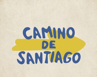 Camino de Santiago Arrow Digital Download, Camino Shell, Cricut Machine, Printable