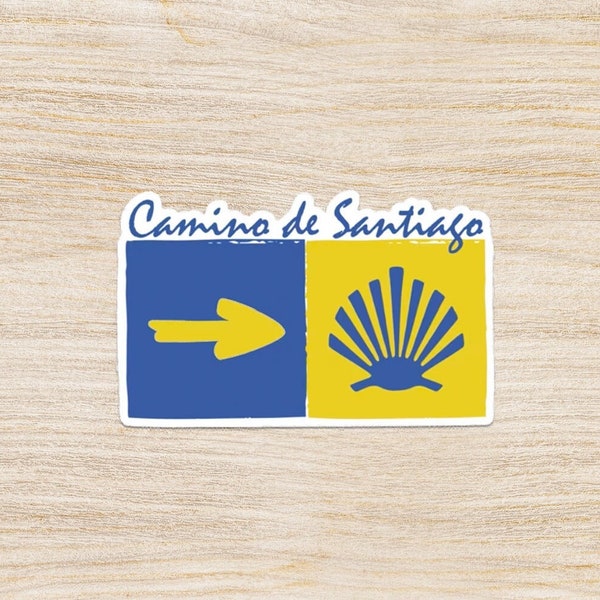 Camino de Santiago! - These Camino de Santiago stickers are water proof and a great way to remember your walk in Spain.  The Way sticker.