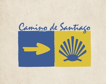 Camino de Santiago Digital Download, Camino Shell, Cricut Machine, Printable