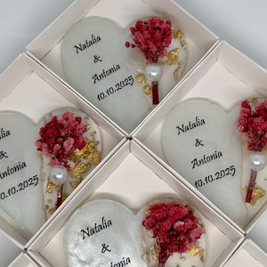 Custom Baptism Favors For Boy and Girl Golden Baptism Epoxy Magnet Favor Christening Favor Epoxy magnet Personalized Gift Baby Shower Favor