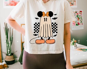 Halloween Shirt, Minnie Mickey Tee, Spooky Minnie Sweatshirts, Fall Hoodie, Spooky Boo Crew, Cute Gift Ideas for Matching Family Trip, TW161