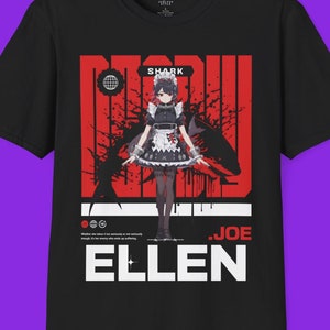 Chemise Zenless Zone Zero | Chemise fan art | Chemise Ellen Joe | Chemise Genshin | ZZZ | Hooverse | Mihoyo (requin mortel)