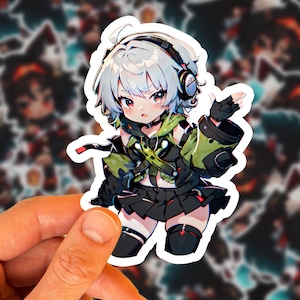 Zenless Zone Zero Sticker | Anby Demara Sticker | 3&quot; Vinyl Sticker | Anby Demara Zenless Zone Zero | Anby Demara Sticker | Fanart