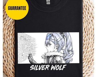 Camiseta Silver Wolf HSR Fan Art, Camiseta Honkai Star Rail, regalo para ella, regalo para hombre, regalo para niño