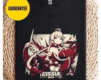 Camiseta de Cissia de Zenless Zone Zero, fan art, camiseta de Zenless Zone Zero ZZZ, regalo para ella, regalo para hombre, regalo para niño