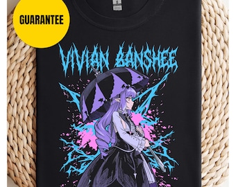 Camiseta Vivian Banshee Fan Art, Zenless Zone Zero, regalo para ella, regalo para hombre, regalo para niño