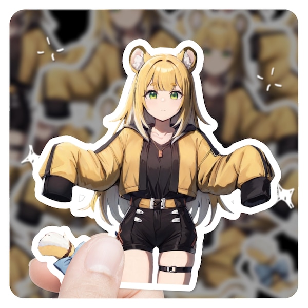 Zenless Zone Zero Sticker | Ju Fufu Sticker | 3" Vinyl Sticker | Ju Fufu Zenless Zone Zero | Ju Fufu Sticker | Ju Fufu Fanart