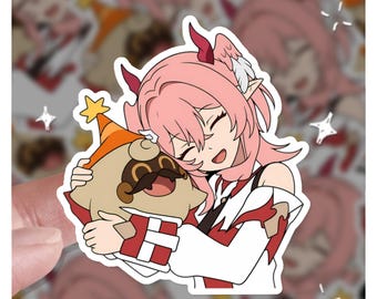 Pegatina de Lillia de Genshin Impact / Pegatina de Genshin Impact / Pegatina de vinilo de 3" y 4" / 3 pegatinas