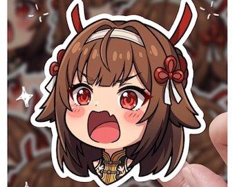 Pegatina Ye Shunguang Linda Divertida / Pegatina Zenless Zone Zero / 3 Pegatinas / Pegatina de vinilo de 3" / 3 ZZZ / 3 Pegatinas