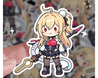 Pegatina de Cissia Linda ZZZ Zenless Zone Zero Fan Art / Pegatina de Zenless Zone Zero / 3 Pegatinas / Pegatina de vinilo de 3" / 3 ZZZ / 3 Pegatinas