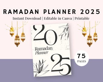 Planner 2025: Daily Gratitude & Fasting Tracker (Digital Download)